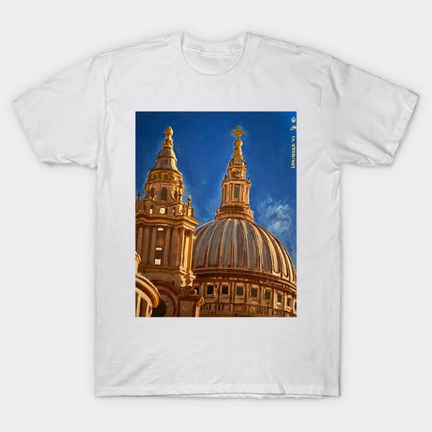 St. Paul's Cathedral, London, England T-Shirt by gjspring